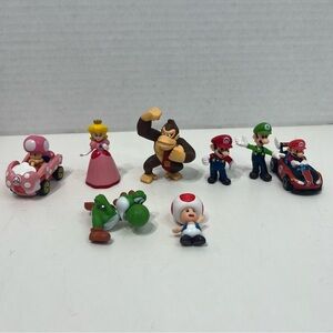 NINTENDO Super Mario mini figures cake toppers toys